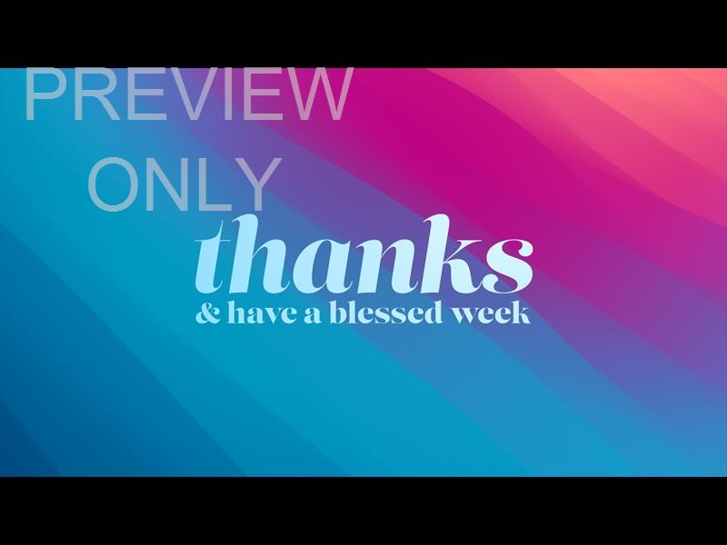 COLOR FLOW THANKS STILL