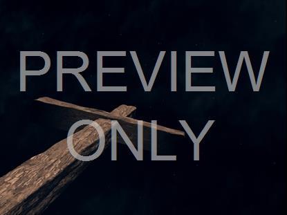 CRUCIFIXION CROSS NIGHT CLOUDS