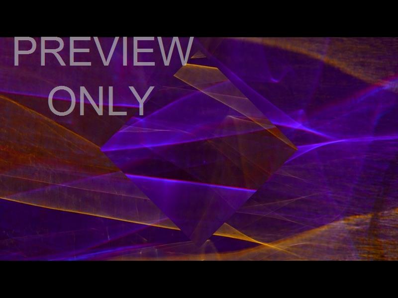 DIFFRACTION PURPLE ORANGE RIBBONS STILL