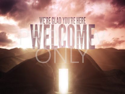 EASTER TOMB LIGHT RAYS WELCOME