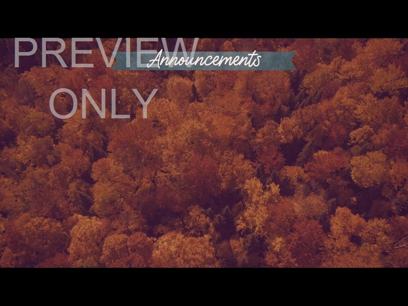 EPIC AUTUMN AERIAL ANNOUNCEMENTS