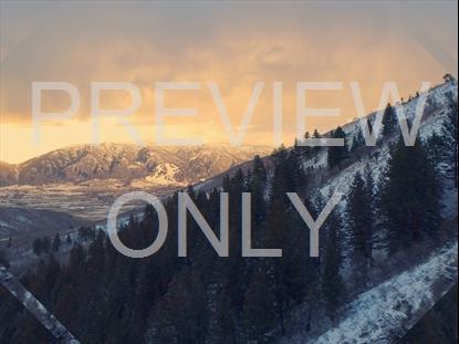 EPIC WINTER AERIAL SUNSET SLOPES