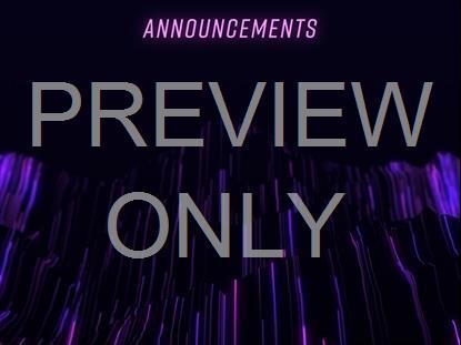 FIBER OPTIC ANNOUNCEMENTS