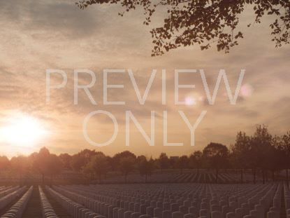 MILITARY CEMETERY, SUNSET
