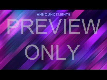 ONLINE STREAMING ANNOUNCEMENTS