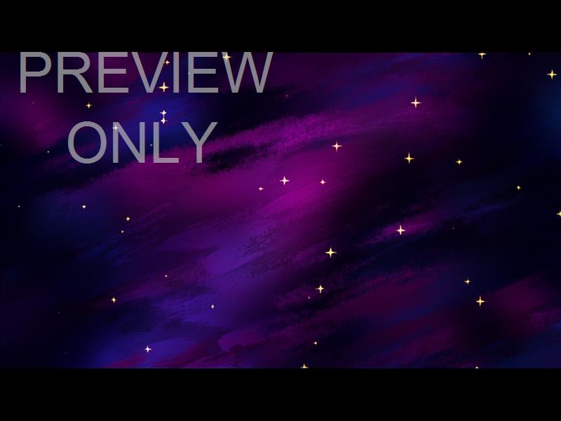 PAINT CANVAS DARK PURPLE STARS STILL