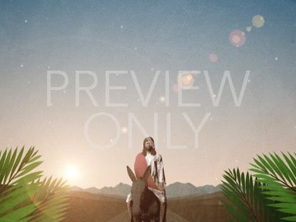 PALM SUNDAY JERUSALEM JESUS