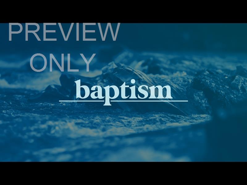 RIVER ROCKS BAPTISM