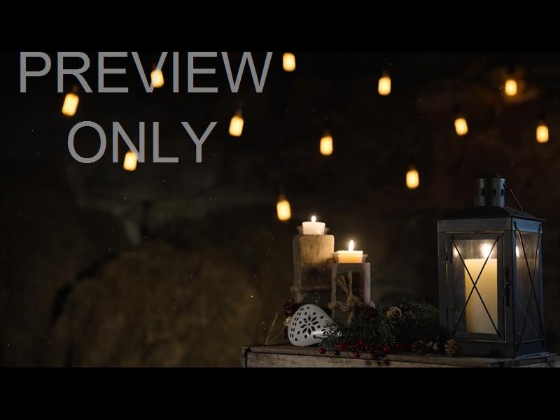 RUSTIC CHRISTMAS LANTERN STILL