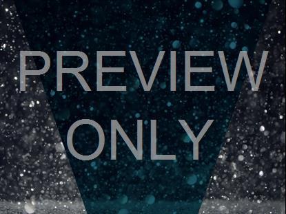 SNOWGLOBE ICE FALLS SILVER TEAL