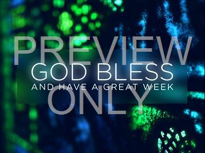 STAINED GLASS GOD BLESS