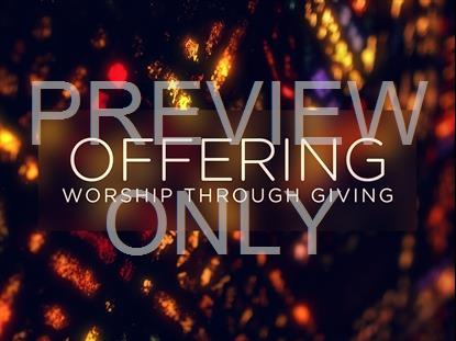 STAINED GLASS OFFERING