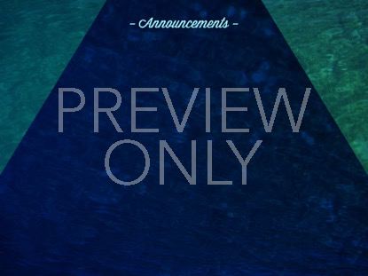 SUMMER FLOW ANNOUNCEMENTS