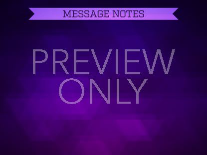 SUMMER PRISM MESSAGE NOTES