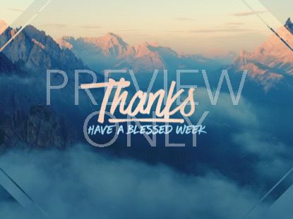 SUNSET AERIAL THANKS