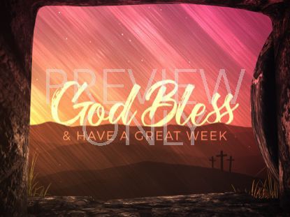 VIVID FIBERS EASTER GOD BLESS