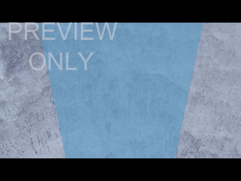 WINTER WOODS WIDE TREES TRAPEZOID STILL