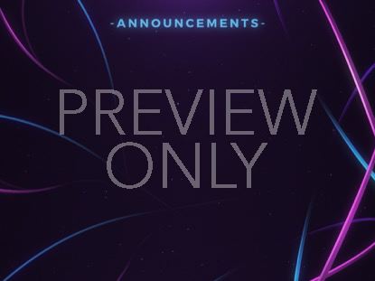 WOVEN ANNOUNCEMENTS