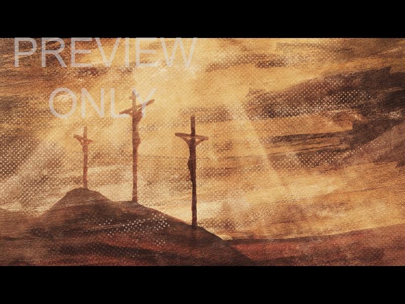 EASTER BRUSH CROSSES GOLD