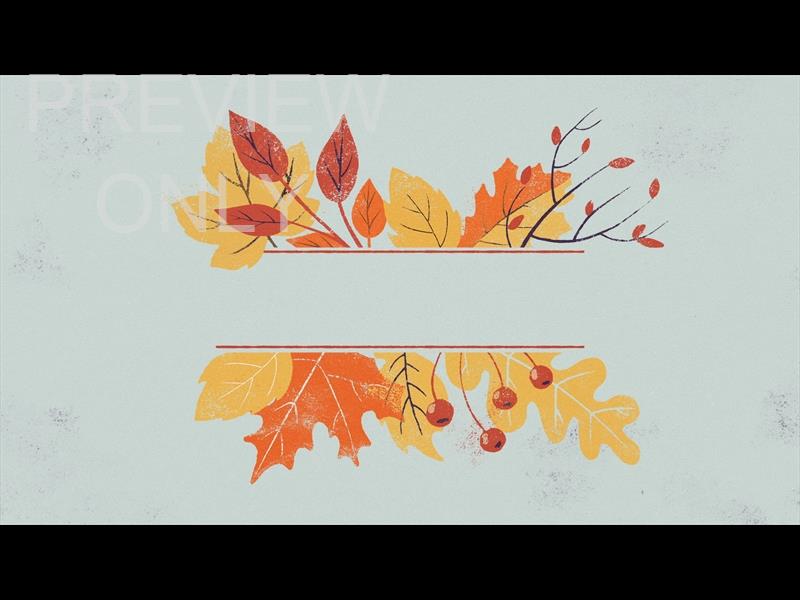 FALL FEELINGS LIGHT CENTERPIECE