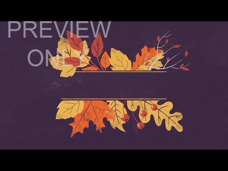 FALL FEELINGS PURPLE CENTERPIECE