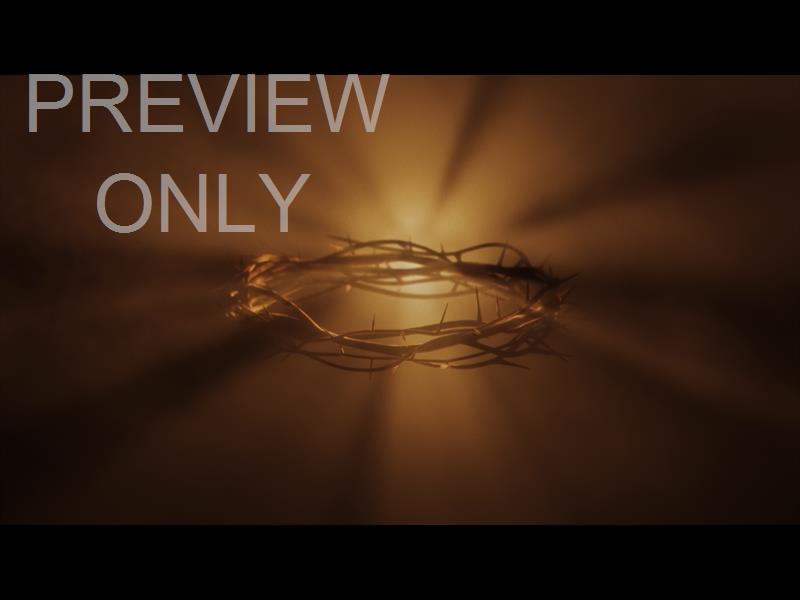 HOLY WEEK CROWN OF THORNS RAYS STILL