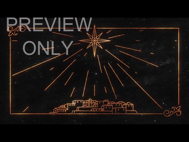 STAR OF WONDER BETHLEHEM CHARCOAL