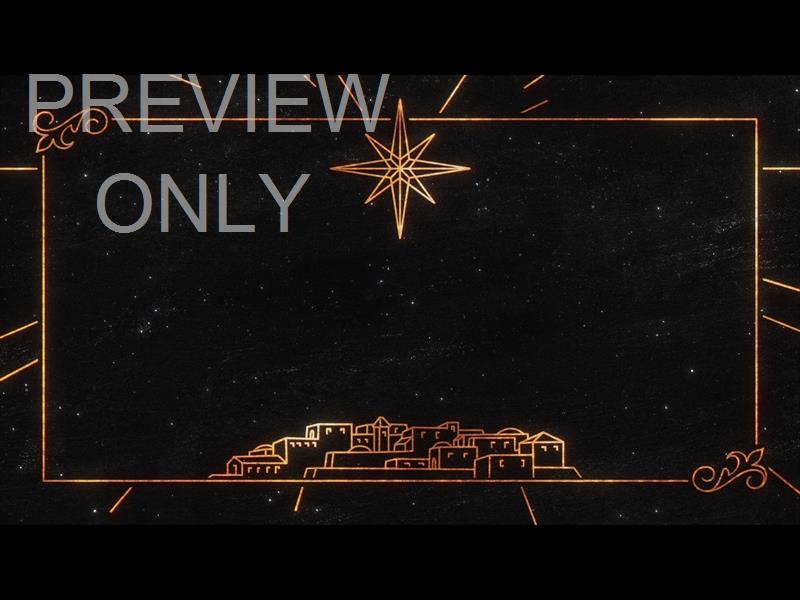 STAR OF WONDER BETHLEHEM CHARCOAL FRAME