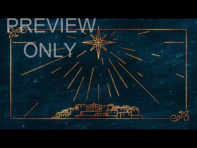 STAR OF WONDER BETHLEHEM TEAL