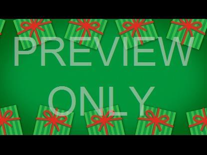 CHRISTMAS CARTOON GIFTBOX GREEN STILL 02