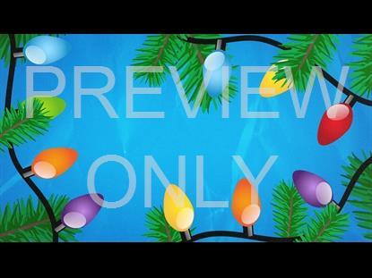 CHRISTMAS GARLAND LIGHTS STILL