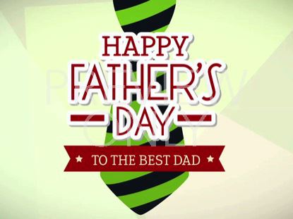 HAPPY FATHER'S DAY TIE