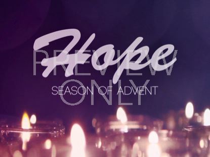 ADVENT CANDLES HOPE STILL