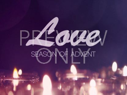 ADVENT CANDLES LOVE STILL