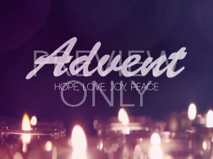 ADVENT CANDLES SEASON STILL