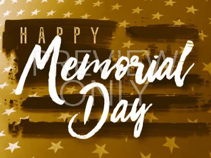 AMERICAN FLAIR MEMORIAL DAY STILL