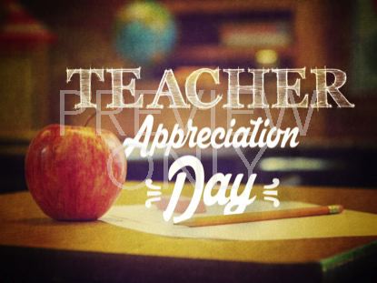 APPLE A DAY TEACHER STILL