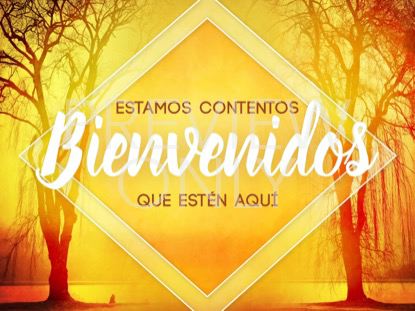 AUTUMN FOREST WELCOME STILL 1 SPANISH