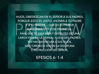 AWESOME DADS SCRIPTURE STILL - SPANISH