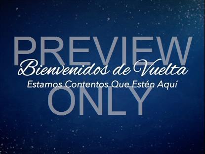 CALM AND BRIGHT WELCOME BACK SPANISH STILL