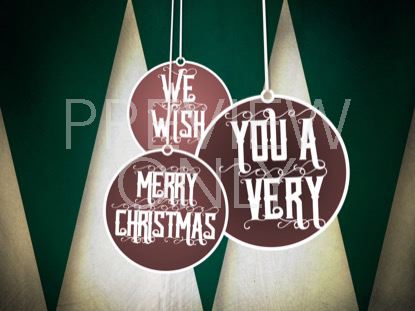 CHRISTMAS DECORATIONS MERRY STILL