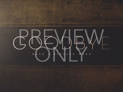 COMMUNION SUNDAY EXIT