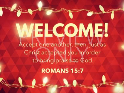 DANCING LIGHTS WELCOME STILL