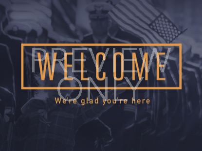 DISTINGUISHED SERVICE WELCOME STILL