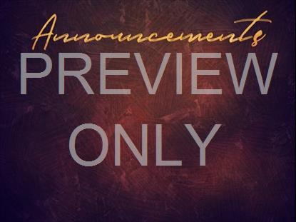 FALL INTO GRACE ANNOUNCEMENTS STILL