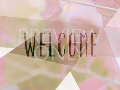 FLORAL FLAIR WELCOME STILL