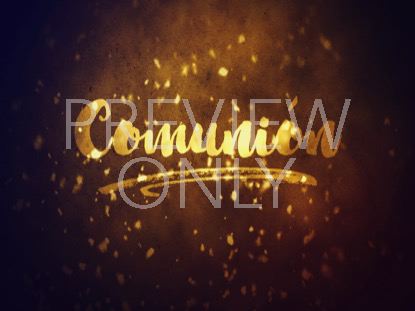 GLOWING LENT COMMUNION STILL - SPANISH