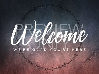 GOOD FRIDAY THORNS WELCOME STILL