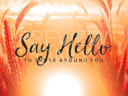 HARVEST SOWING GREETING STILL