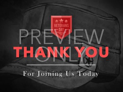 HONORING OUR VETS CLOSING STILL